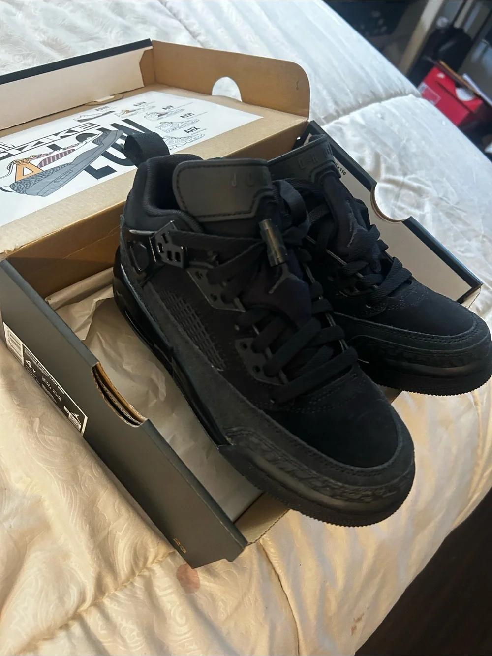 Jordan Kids Black Low-Top Sneaker